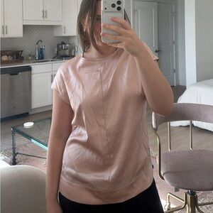 Peserico pink silk top